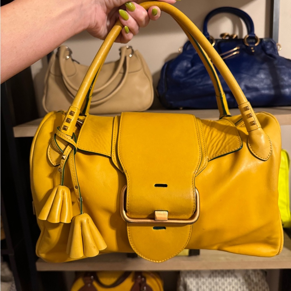 Marc Jacobs Yellow Duffy Bag